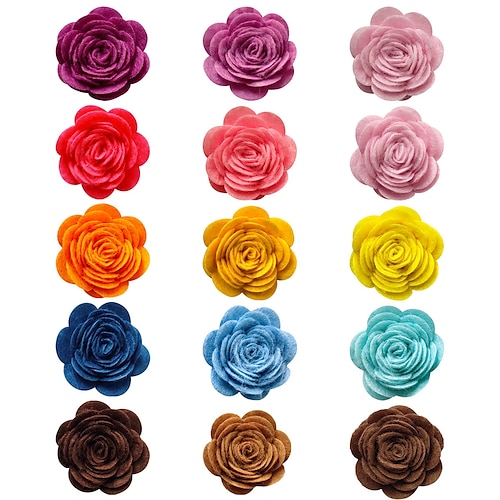 

Gradient Color Combination Rose Flower Diy Decorative Wedding Accessories Garland Scrapbooking Stationery Toys Decorative Decals