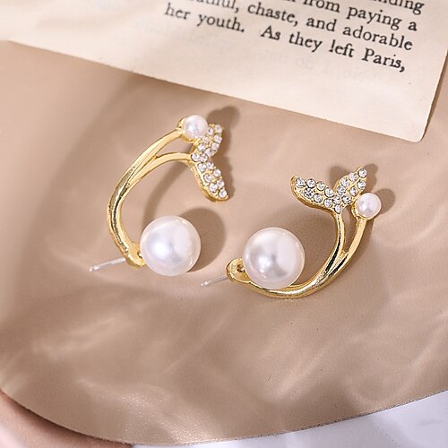 

Women's Earrings Geometrical Precious Fashion Vintage Holiday Modern Sweet Earrings Jewelry Gold For Wedding Gift Carnival Work Festival 1 Pair