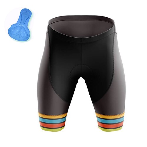 

21Grams Men's Bike Shorts Cycling Padded Shorts Bike Padded Shorts / Chamois Mountain Bike MTB Road Bike Cycling Sports 3D Pad Cycling Breathable Quick Dry Brown Polyester Spandex Clothing Apparel