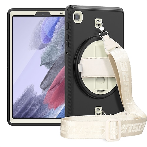 

Tablet Case Cover For Samsung Galaxy Tab A8 A7 Lite Portable Shoulder Strap with Stand Solid Colored TPU