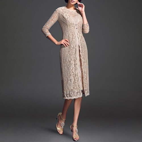 

3/4 Length Sleeve Ladies / Elegant Lace Event / Party / Wedding Party Shawl Wrap / Shawls / Women's Wrap With Pure Color