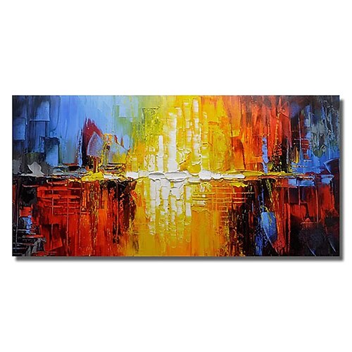 

Oil Painting Handmade Hand Painted Wall Art Modern beautiful Colorful Abstract Home Decoration Decor Stretched Frame Ready to Hang