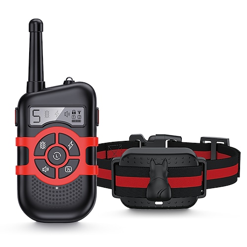 

1640ft Dog Training Collar With Remote Control IPX7 Waterproof Rechargeable 3 Modes Sound Vibration Shock