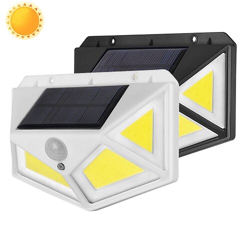 

2PCS Outdoor Wall Lights COB Solar Wall Lamp 3 Modes 270 Lighting Angle Solar Motion Sensor Outdoor Lamp IP67 Waterproof Light Control Solar Wall Lamp Suitable for Garage Fence Deck Courtyard