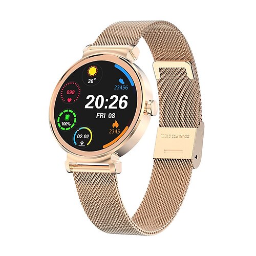 

YH8PLUS Smart Watch 1.09 inch Smartwatch Fitness Running Watch Bluetooth Pedometer Call Reminder Sleep Tracker Compatible with Android iOS Women Long Standby Step Tracker Custom Watch Face IP 67 48mm