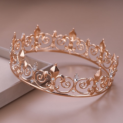 

Crown Tiaras Headbands Headpiece Rhinestone Alloy Wedding Party / Evening Retro With Crystal / Rhinestone Headpiece Headwear