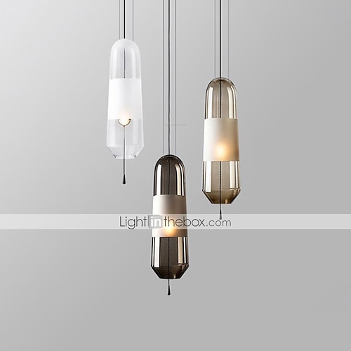 

12cm LED Pendant Light Single Design Modern Nordic Style Bedside Lamp Glass Electroplated 110-120V 220-240V