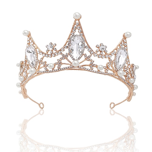 

Crystal / Alloy Crown Tiaras with Crystal / Rhinestone 1 PC Wedding / Special Occasion Headpiece
