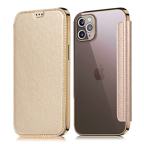 

Phone Case For Apple Full Body Case iPhone 13 12 11 Pro Max X XR XS Max 8 7 Plus Card Holder Shockproof Dustproof Solid Colored PU Leather TPU
