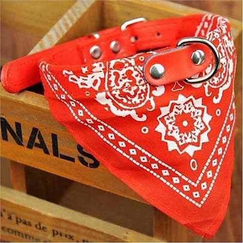 

4 Pieces Adjustable Dog Bandana Collar Pet Triangle Scarf Collar Dog Triangle Bibs Pet Kerchief Accessories for Small and Medium Dogs, Puppies