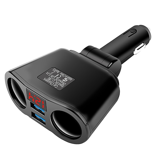 

Factory Outlet 55 W Output Power USB Car USB Charger Socket USB Charging Cable CE Certified For Cellphone Universal D2 1 pc