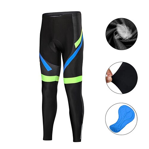 

21Grams Men's Cycling Tights Bike Tights Mountain Bike MTB Road Bike Cycling Sports 3D Pad Cycling Breathable Quick Dry Blue Polyester Spandex Clothing Apparel Bike Wear / Athleisure