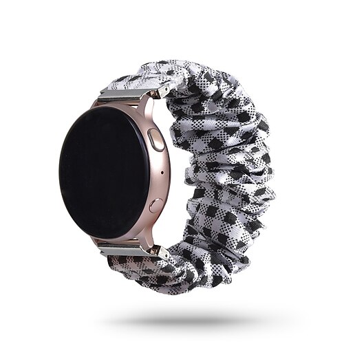 

1 pcs Smart Watch Band for Samsung Galaxy Galaxy Watch 4 3 Classic / Huawei Watch / Garmin Watch Band 22mm 20mm 18mm Fabric Smartwatch Strap Soft Elastic Scrunchie Band Replacement Wristband