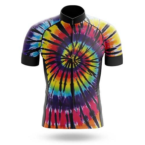 

21Grams Men's Cycling Jersey Short Sleeve Bike Top with 3 Rear Pockets Mountain Bike MTB Road Bike Cycling Breathable Quick Dry Moisture Wicking Reflective Strips Red Graphic Polyester Spandex Sports