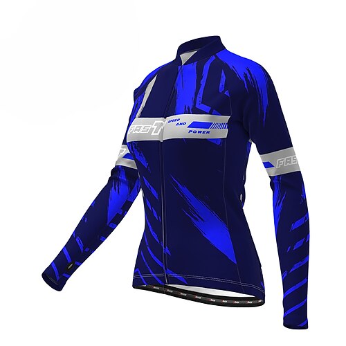 

21Grams Women's Cycling Jacket Cycling Jersey Long Sleeve Bike Jacket Top with 3 Rear Pockets Mountain Bike MTB Road Bike Cycling Thermal Warm Warm Breathable Quick Dry Green Purple Yellow Graphic