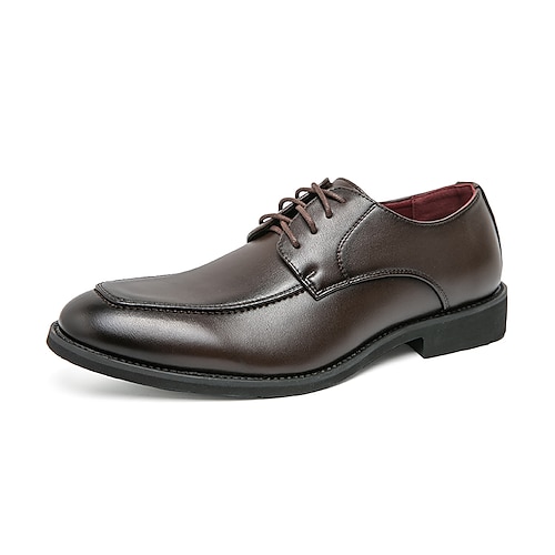 

Hombre Oxfords Casual Clásico Diario Oficina y carrera PU Negro Marrón Gris Primavera Verano