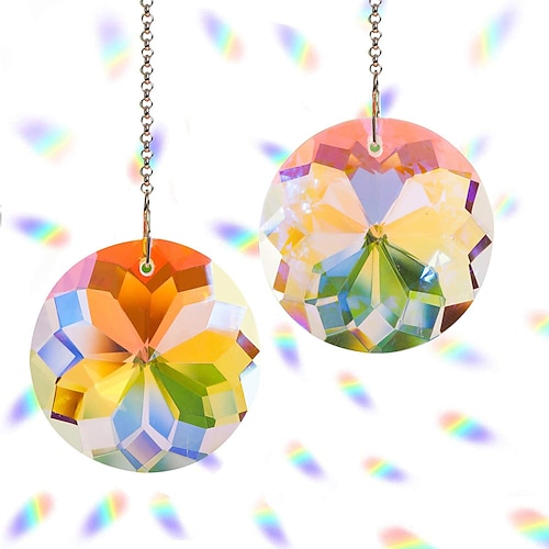 

Suncatcher Crystal Sun Catcher Prism Crystal Hanging Pendant Lighting Pendant Rainbow Maker Window