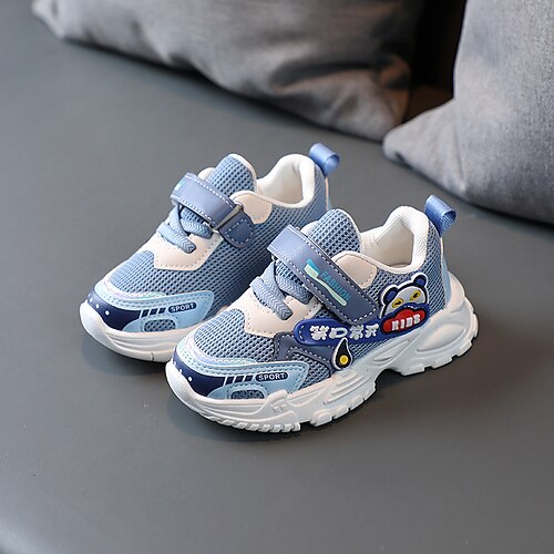 

Boys' Girls' Flats Daily Leather Breathability School Shoes Little Kids(4-7ys) Toddler(2-4ys) Daily Outdoor Indoor Magic Tape Pink Beige Light Blue Fall Spring