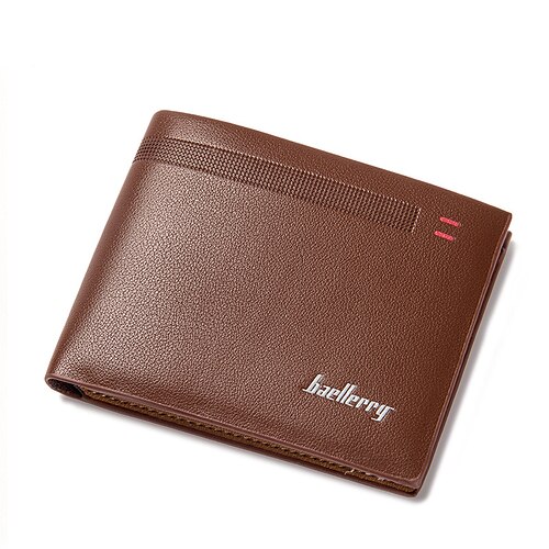 

Men's Wallet PU Leather Embossed Solid Color Daily Office Career Light Coffee Black Dark Coffee