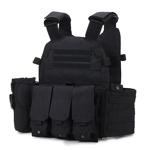 

6094 combination vest vest outdoor tactical multi-functional molle expansion convenient military training cs actual combat exercise suit