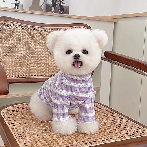 

efterårs modetøj til hunde prinsesse træ knap sweater ins lille hund bamse bichon kæledyr