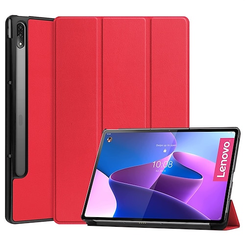 

Tablet Case Cover For Lenovo Tab M10 HD M8 FHD M7 M10 FHD Plus Tab M7 Dustproof Shockproof Solid Colored TPU PU Leather