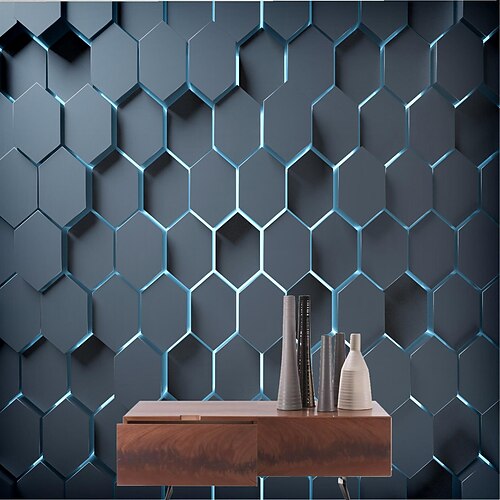 

Mural Wallpaper Wall Sticker Covering Print Peel And Stick Removable Self Adhesive Solid Geometry Pvc / Vinyl Home Decor
