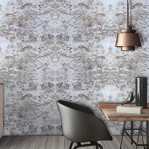 

Abstract Marble Wallpaper Mural Wall Covering Sticker Peel and Stick Removable PVC/Vinyl Material Self Adhesive Wall Decor 45x100/17.72x39.37in for Living Room, Kitchen, Bathroom