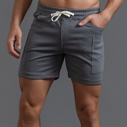 

Herren Sweatshorts Kurze Hose 3-Zoll-Shorts Kurze Shorts Tasche Kordelzug Elastische Taille Feste Farbe Komfort Atmungsaktiv Kurz Sports Outdoor Täglich Stilvoll Casual / sportlich Armeegrün Rosa