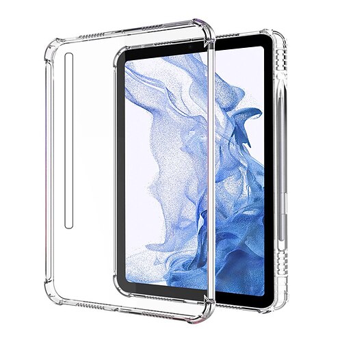 

Tablet Case Cover For Samsung Galaxy Tab S8 Ultra S7 Plus FE A8 A7 Lite S6 Lite 2022 2021 Portable Transparent Dustproof Transparent TPU