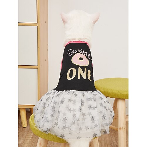 

Hunde Katzen Kleider Zitate Sprüche Festtage Wochenende Hundekleidung Welpenkleidung Hunde-Outfits Weich Purpur Schwarz Kostüm für Mädchen und Jungen Hund Polyester XS S M L