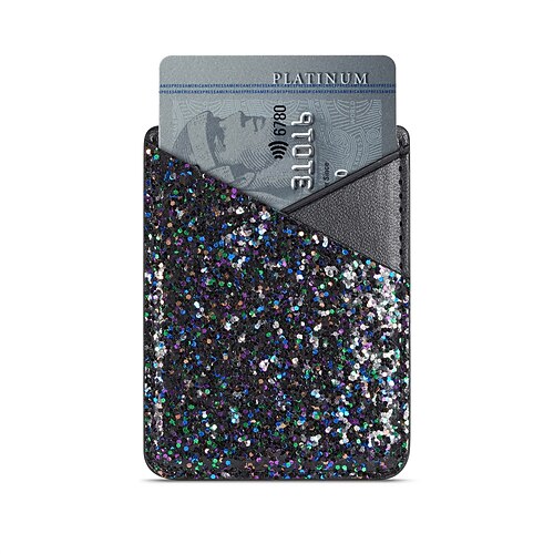 

Card Case For Apple Wallet Card iPhone 13 12 11 Pro Max Mini X XR XS Max 8 7 Plus Wallet Card Holder Dustproof Solid Colored Canvas