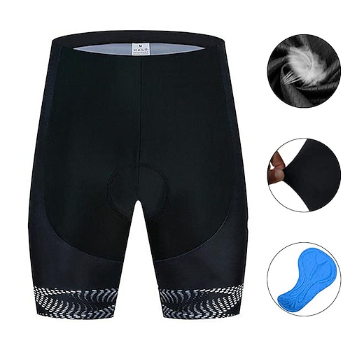 

21Grams Men's Bike Shorts Cycling Shorts Bike Padded Shorts / Chamois Bottoms Mountain Bike MTB Road Bike Cycling Sports Polka Dot 3D Pad Cycling Breathable Quick Dry Green Yellow Polyester Spandex