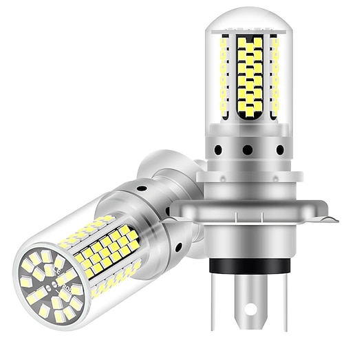 

1pcs H4 LED Moto BA20D p15d LED Motorcycle Headlight Bulbs 2016 180 SMD LED White Lamp Scooter Accessories Fog Lights 12V