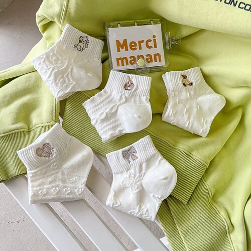 

Fashion Comfort Women's Socks Cartoon Heart Socks Casual Socks Medium Casual White 1 Pair / Cute
