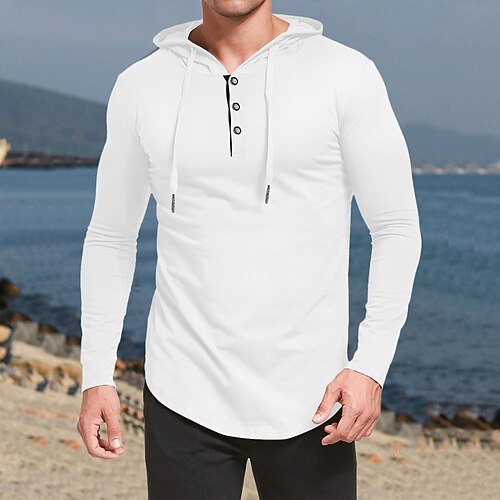 

Men's Hoodie Wine Dark Gray White Black Winter Clothing Apparel Hoodies Sweatshirts
