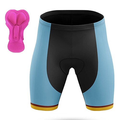 

21Grams Women's Bike Shorts Cycling Shorts Bike Padded Shorts / Chamois Bottoms Mountain Bike MTB Road Bike Cycling Sports Patchwork 3D Pad Cycling Breathable Quick Dry Blue Polyester Spandex