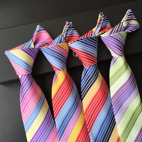 

Men's Work / Wedding / Gentleman Necktie - Striped