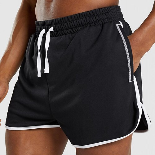 

Men's Running Shorts Solid Colored Sport Athleisure Bottoms Quick Dry Jogging Sports & Outdoor Casual Athleisure Indoor Activewear Outdoor / Stretchy