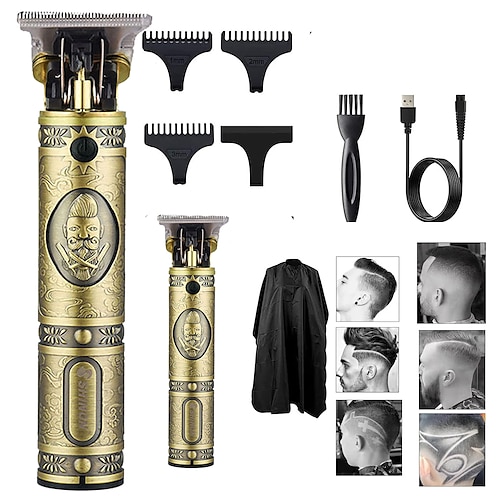 

Hair Clippers for Men Professional Hair Trimmer Cordless Hair Trimmer Zero Gapped T-Blade Trimmer Edgers Clippers Electric Beard Trimmer Shaver Hair Cutting Grooming Kit Gifts for Men