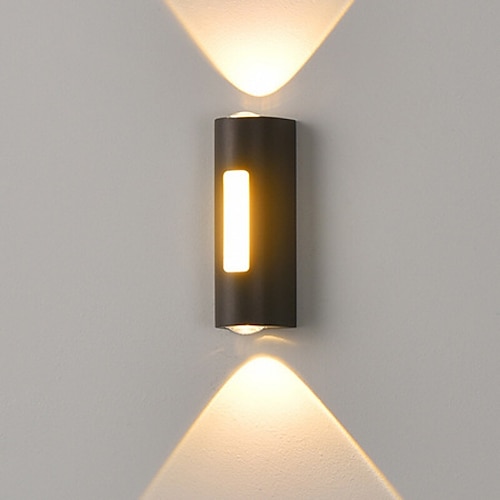 

Nordic Style Indoor Wall Light LED Bedroom Shops / Cafes Aluminum Outdoor Wall Lights IP44 85-265V 1 W
