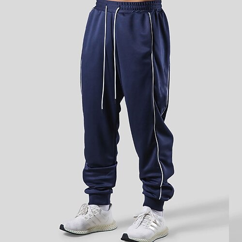 

Men's Joggers Running Pants Track Pants Geometric Sport Athleisure Bottoms Lightweight Soft Sweat wicking Fitness Basketball Running Workout Jogging Athleisure Activewear / Stretchy