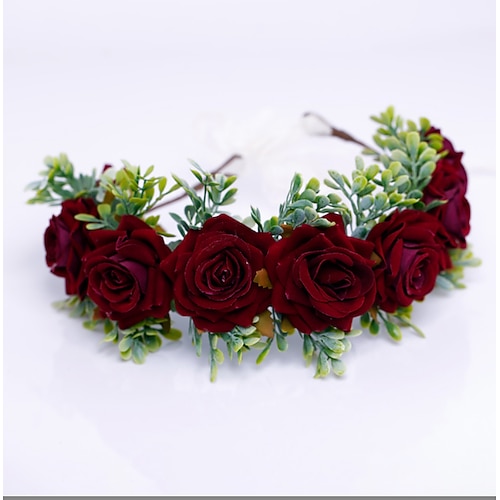 

Headpiece Fabric Special Occasion Party / Evening Flower Style With Floral Headpiece Headwear