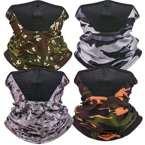 

Headwear Balaclava Neck Gaiter Neck Tube Camo / Camouflage Sunscreen Breathable Quick Dry Dust Proof Bike / Cycling Spandex Polyester Summer for Men's Women's Adults' Outdoor Exercise Cycling / Bike