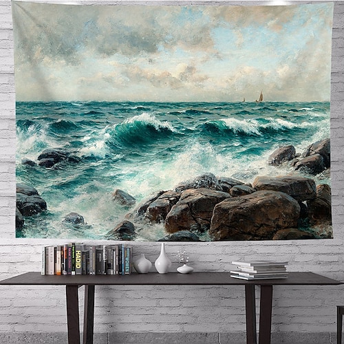 

Landscape Large Wall Tapestry Art Decor Blanket Curtain Hanging Home Bedroom Living Room Decoration Polyester