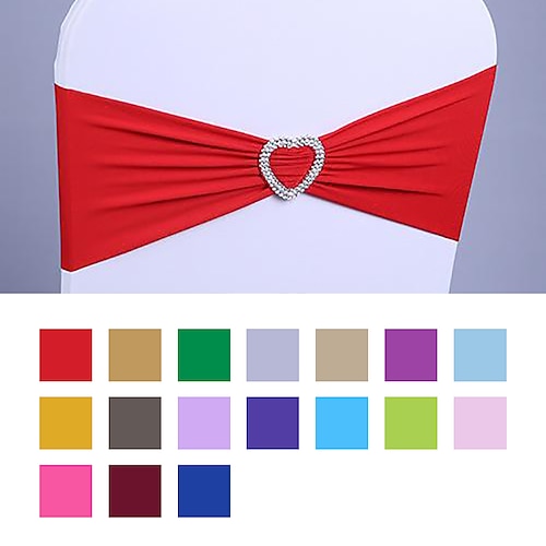 

Banquet Chair Sash Sashes Bows Ties Back for Wedding Reception Events Banquets Chairs Decoration