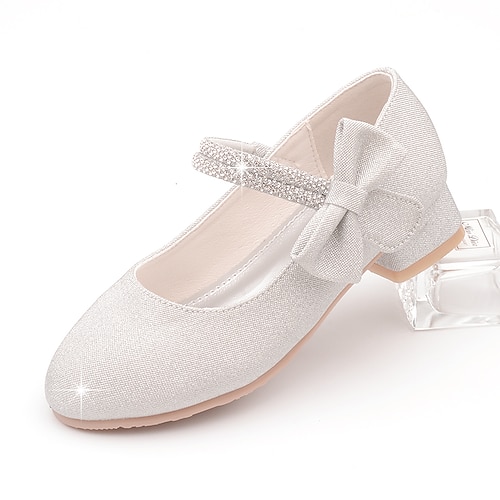 

Girls' Heels Dress Shoes Flower Girl Shoes Princess Shoes School Shoes Leather PU Portable Breathability Non-slipping Princess Shoes Big Kids(7years ) Little Kids(4-7ys) Gift Daily Walking Shoes