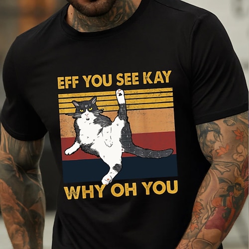 

Hombre Camiseta Estampados Personajes Cuello Barco Verde Trébol Azul Piscina Gris Oscuro Rojo Gris Estampado en caliente Casual Diario Manga Corta Estampado Ropa Deportes Moda Ligeras Grande y alto