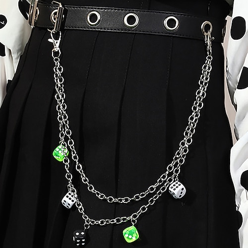 

Women's Unisex Chain Belt Metal Chain Plastic Buckle Free Chain Casual Classic Party Daily Multicolor