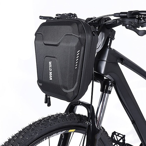 

WILD MAN 3 L Bolsa para Manillar Impermeable Portátil Secado rápido Bolsa para Bicicleta Cuero de PU EVA Bolsa para Bicicleta Bolsa de Ciclismo Ciclismo Ejercicio al Aire Libre
